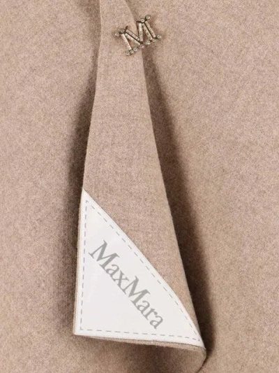 Max Mara Cape "serra" In Brown