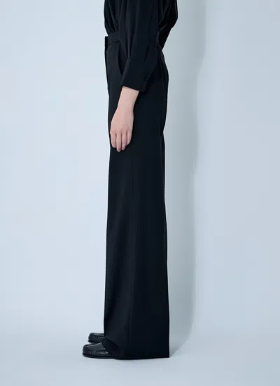 Max Mara Women Tailored Wool Pants In Black
