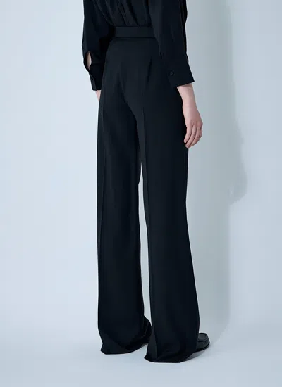 Max Mara Women Tailored Wool Pants In Black
