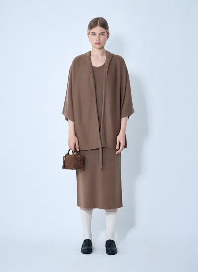 Max Mara Women Wool Cardigan In Brown