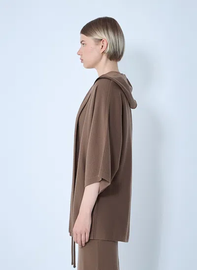 Max Mara Women Wool Cardigan In Brown