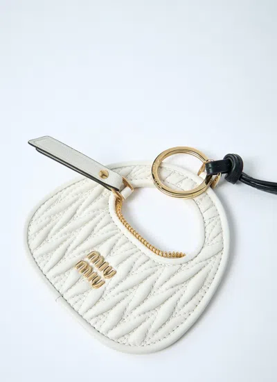Miu Miu Women Wander Leather Keyring