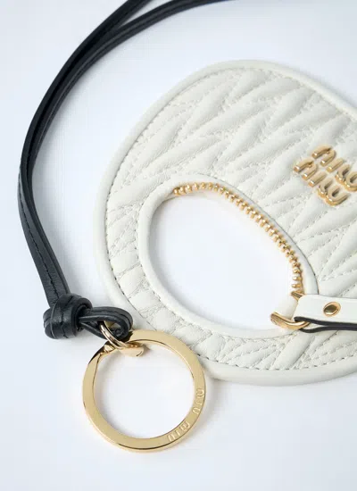 Miu Miu Women Wander Leather Keyring