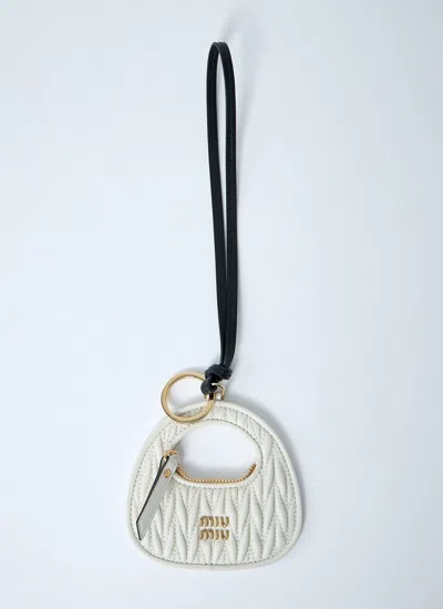 Miu Miu Women Wander Leather Keyring