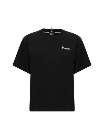 Moncler Grenoble Embossed Logo Cotton Jersey T-shirt