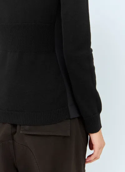 Moncler Grenoble Women Wool Turtleneck Jumper In Black