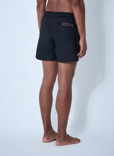 Moncler Swim Boxer Shorts In Blue