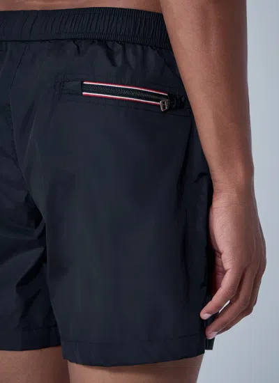 Moncler Swim Boxer Shorts In Blue