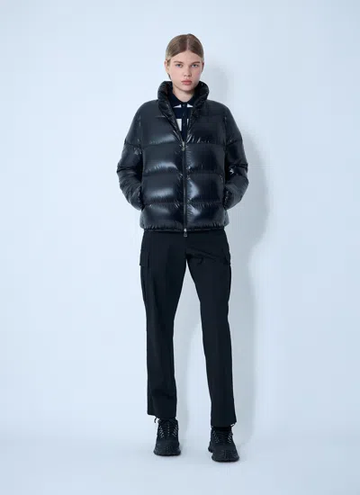 Moncler Women Abbadia Short Down Jacket In Black