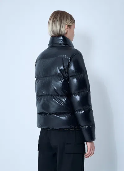 Moncler Women Abbadia Short Down Jacket In Black