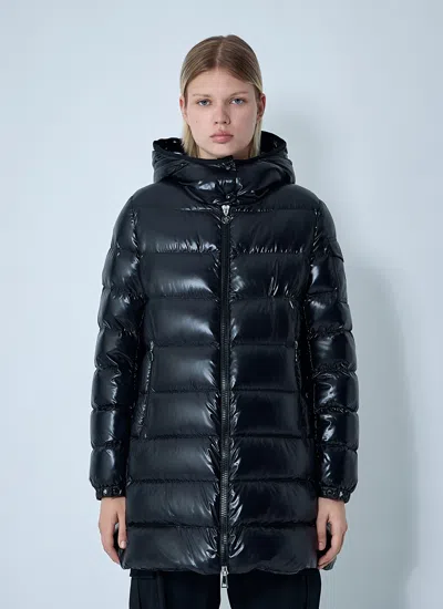 Moncler Women Courcelles Long Down Coat In Black