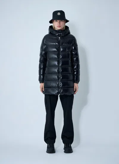 Moncler Women Courcelles Long Down Coat In Black