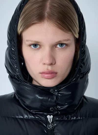 Moncler Women Courcelles Long Down Coat In Black