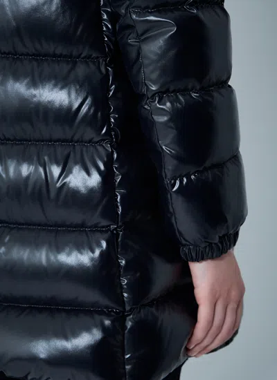 Moncler Women Courcelles Long Down Coat In Black