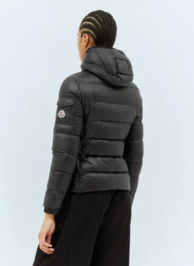 Moncler Women Gles Hooded Short Down Jacket In Black