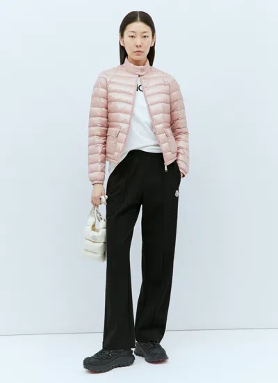 Moncler Women Lans Short Down Jacket In Pink