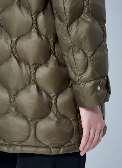 Moncler Women Lombi Short Parker Jacket In Green