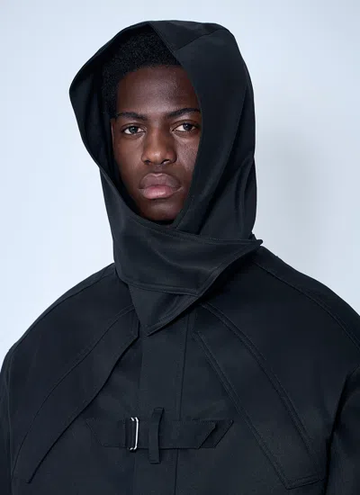 Mugler Men Heavy-duty Cotton Jacket In Black