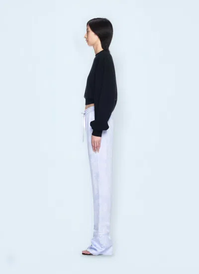 Off-white Off White Women Jewel Mini Arrow Crop Sweatshirt In Black