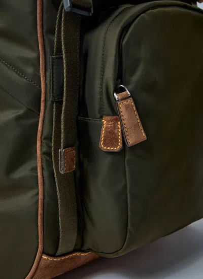 Prada Nylon Backpack With Adjustable Shoulder Straps In Green