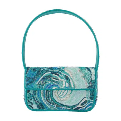 Staud Tommy Beaded Shoulder Bag
