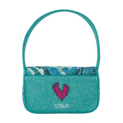 Staud Tommy Beaded Shoulder Bag