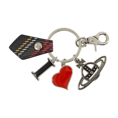 Vivienne Westwood I Love Orb Keyring In Multi