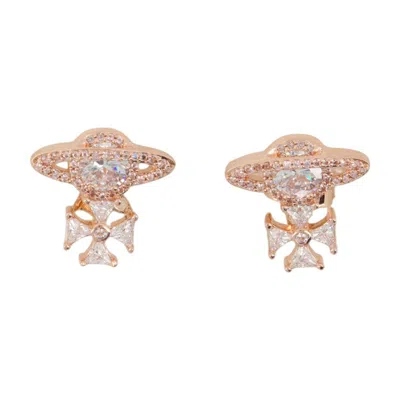 Vivienne Westwood Mila Earrings In Neutral