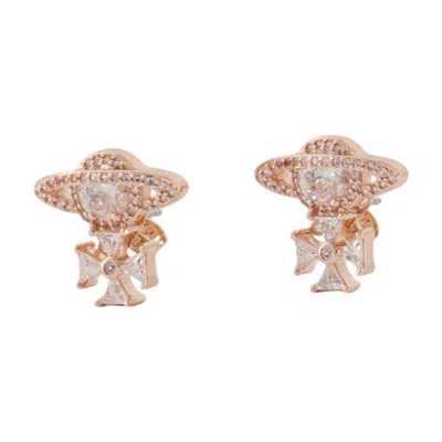 Vivienne Westwood Mila Earrings In Neutral