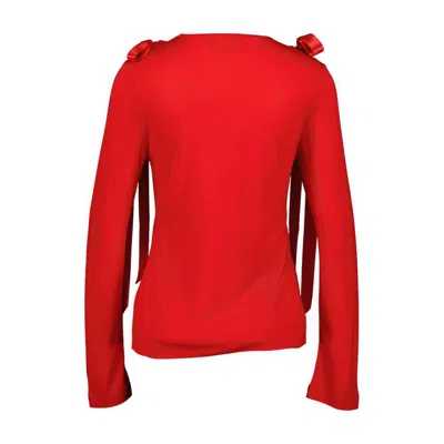 Simone Rocha Bow Tail T Shirt In Red