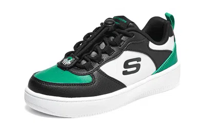 Skechers (gs)  Sport Court 92 'black Green White'