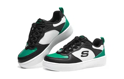 Skechers (gs)  Sport Court 92 'black Green White'