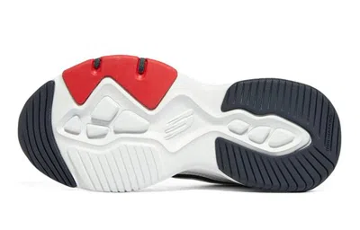 Skechers (gs)  Dlites 4.0 'white Navy Blue Red'