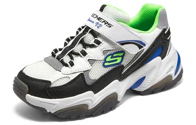 Skechers (gs)  Stamina V2 'white Black Green' In Multi