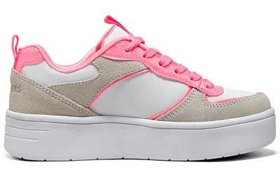 Skechers (gs)  Court High 'white Coral'