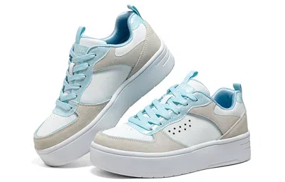 Skechers (gs)  Court High 'white Light Blue'