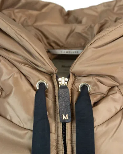 Max Mara The Cube Giubbino Greengo Caramello In Nude
