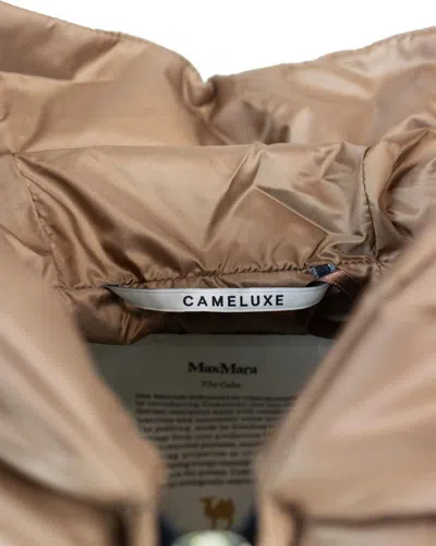 Max Mara The Cube Giubbino Greengo Caramello In Nude