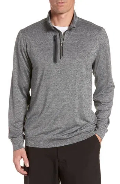 Cutter & Buck Stealth Regular Fit Half Zip Pullover