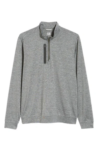 Cutter & Buck Stealth Regular Fit Half Zip Pullover