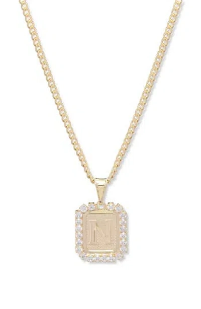Bracha Royal Initial Card Necklace
