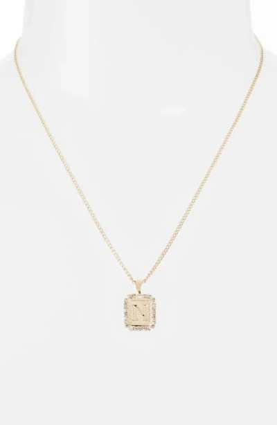 Bracha Royal Initial Card Necklace