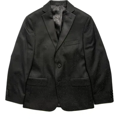 Tallia Black Jacquard Sportcoat In Black