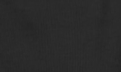 Michael Stars Amara Ruched Cowl Neck Rib T-shirt In Black