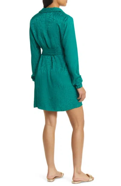 Lilly Pulitzer Nicolina Animal Jacquard Long Sleeve Wrap Dress