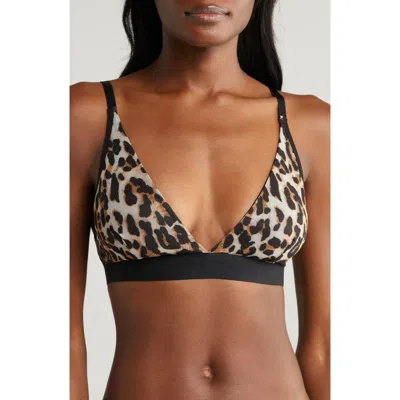 Lemonade Dolls The Soft Mesh Leopard Print Bralette