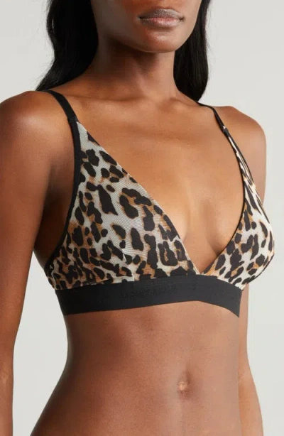 Lemonade Dolls The Soft Mesh Leopard Print Bralette