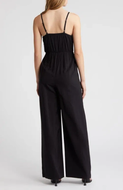 Chelsea28 Side Tie Wide Leg Jumpsuit