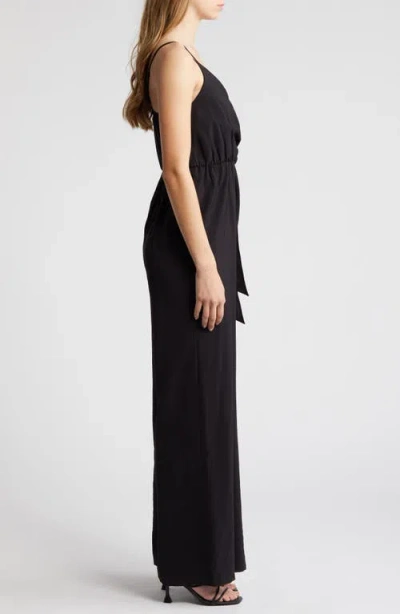 Chelsea28 Side Tie Wide Leg Jumpsuit