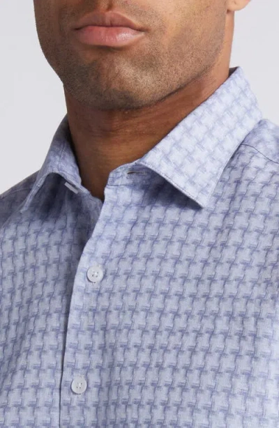 Robert Barakett Dearborn Short Sleeve Button-up Shirt